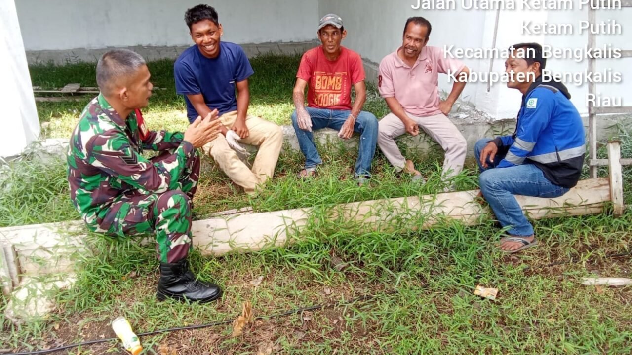 Serka Sinembela Giat Komsos Di Wilayah Desa Sungai Batang